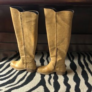 Thigh High Leather Boots